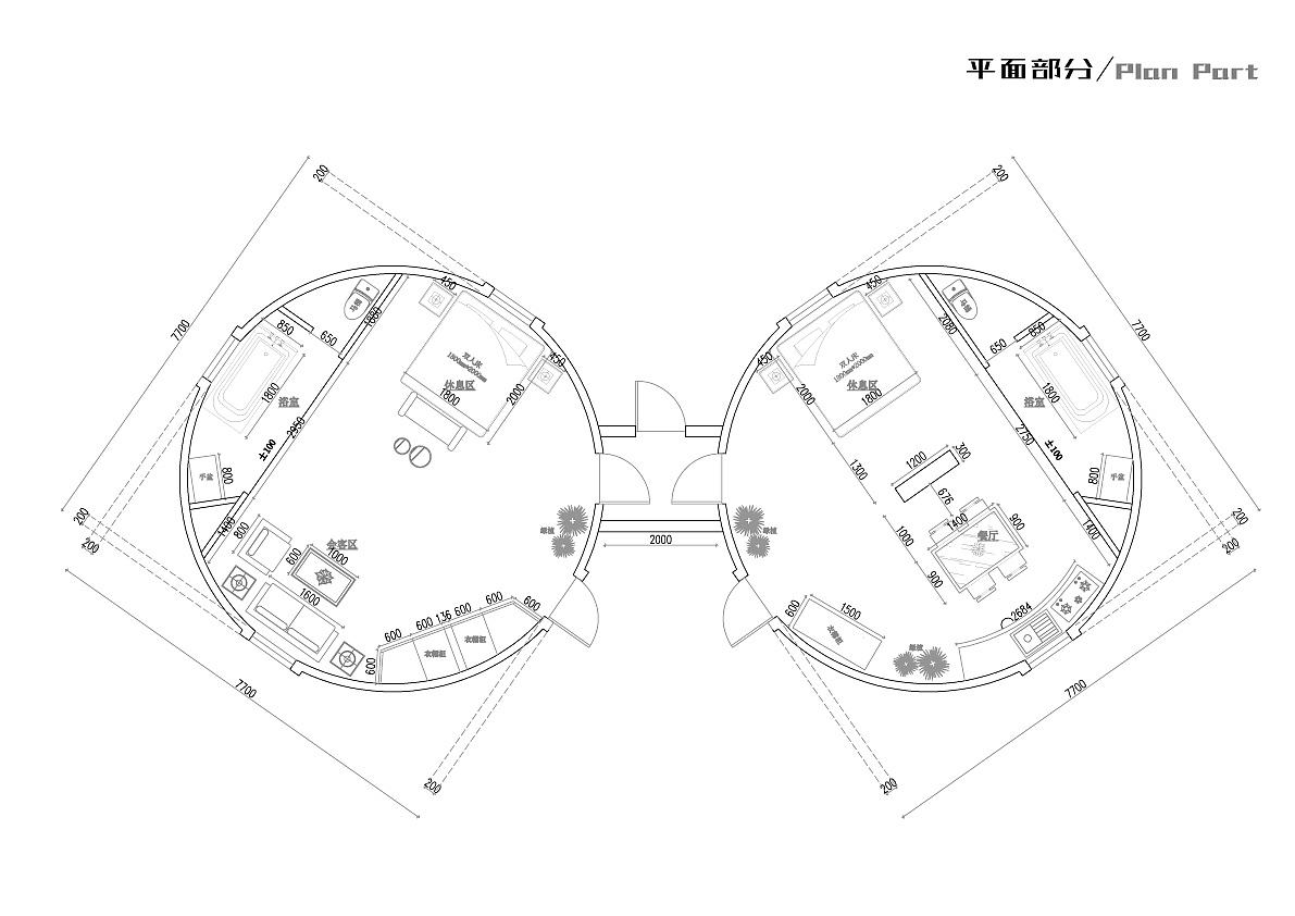 蒙古包平面設(shè)計圖片